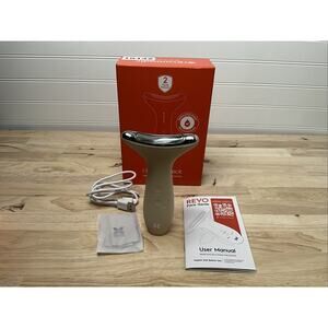 REVO Genie | Face & Neck Beauty Massager with Ultra Powerful LEDs for Wrinkle